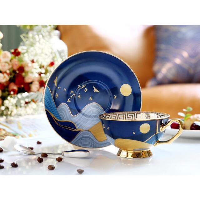 ジバンシー カップ＆ソーサー8客＆ソーサー2枚 ジバンシー ティーカップ ソーサー 2客 ティー・コーヒーカップセット カップ＆ソーサー2客セット 陶磁器8