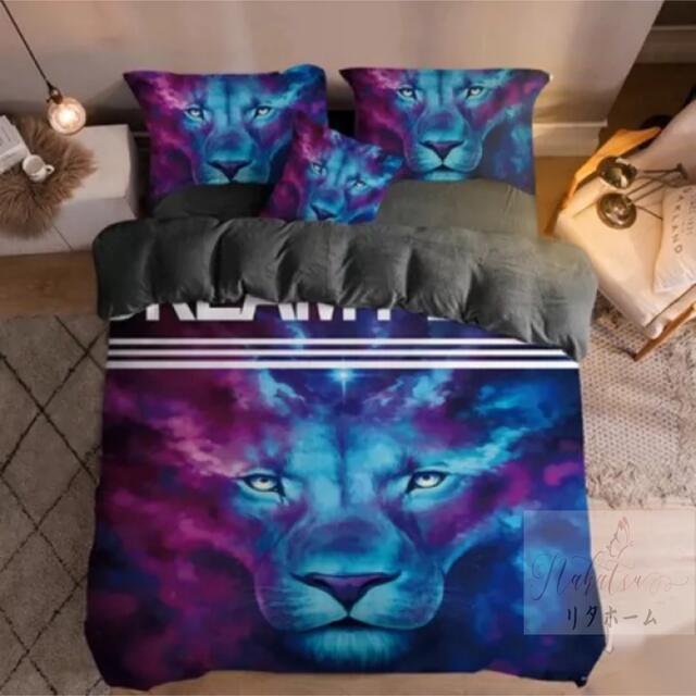 ワイドダブル ベッド用品4点セット ．寝具 枕カバー掛け布団カバー ベッドパッド 18,176円