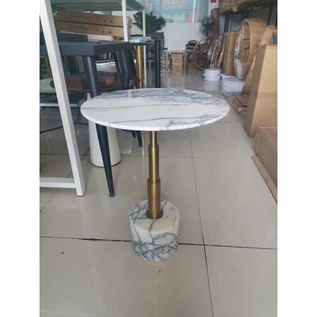 高級サイドテーブル コンソールテーブル 玄関テーブル 花台 電話台 人工大理石の通販は 79,061円