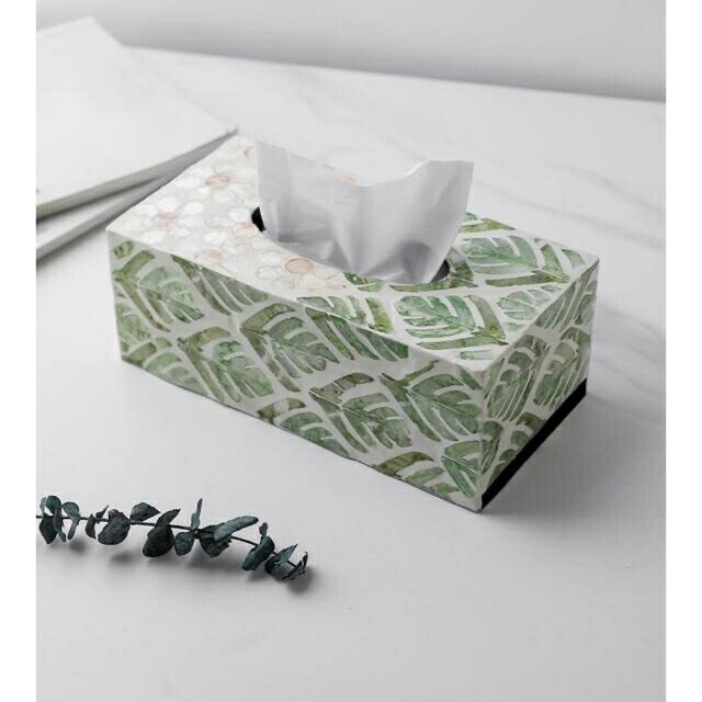 高級感のある ティッシュケース ?ティッシュカバー 北欧 貝素材入れ