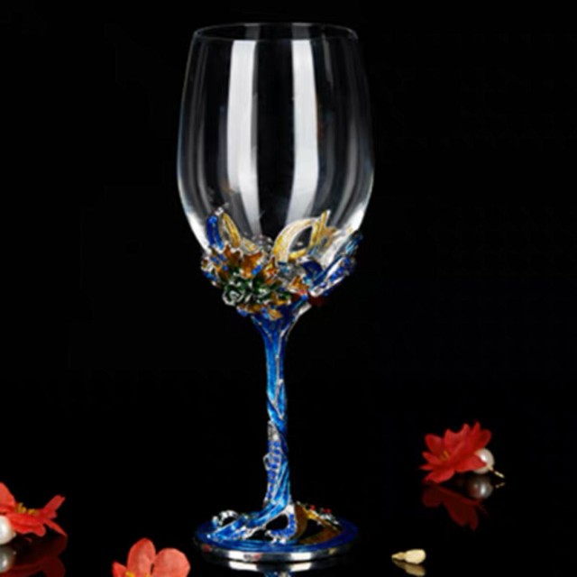 高級感ワイングラス ☆レア シャンパン グラス 花柄の通販はau PAY
