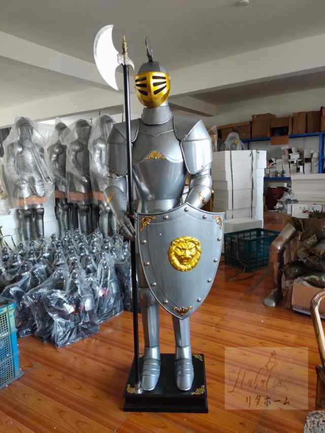 中世ヨーロッパ 騎士道 人気インテリア中世風甲冑鎧100%ハンドメイド 