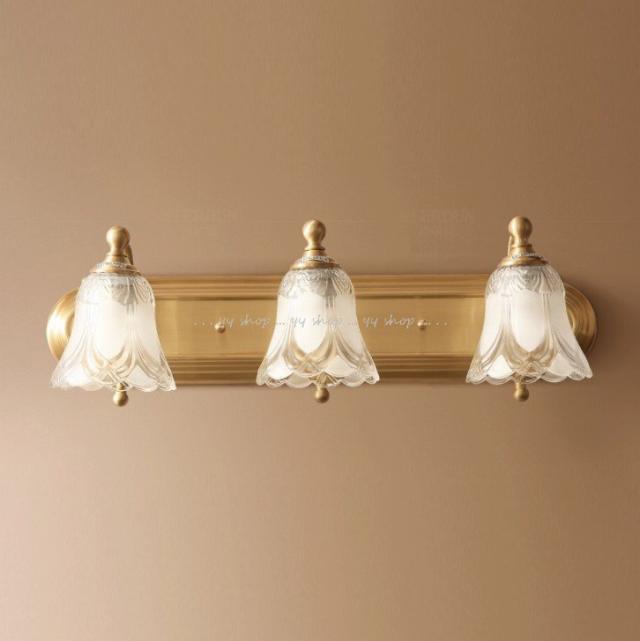 1020DL5-3銅.壁掛け照明 壁掛け灯 インテリア照明 壁掛け灯 高級照明.ミラーライト.3灯の通販は 32,819円