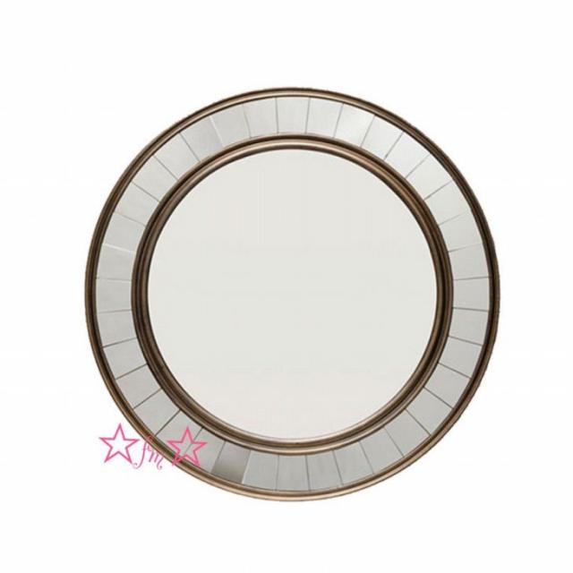 高級豪華鏡 アンティーク調 壁掛け鏡 壁掛け 壁掛けミラー ウォールミラー 80cmの通販は 66,550円