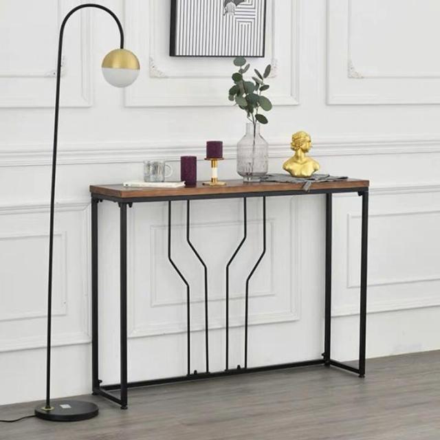 サイドテーブル コンソールテーブル ．玄関テーブル 花台 電話台 アンティーク調デザイン 幅80cm