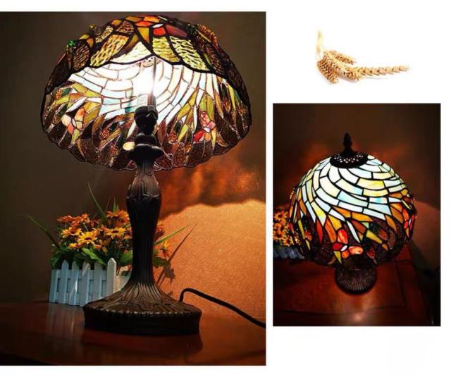 ステンドグラスランプ 卓上スタンド 豪華テ ブルランプ 卓上照明