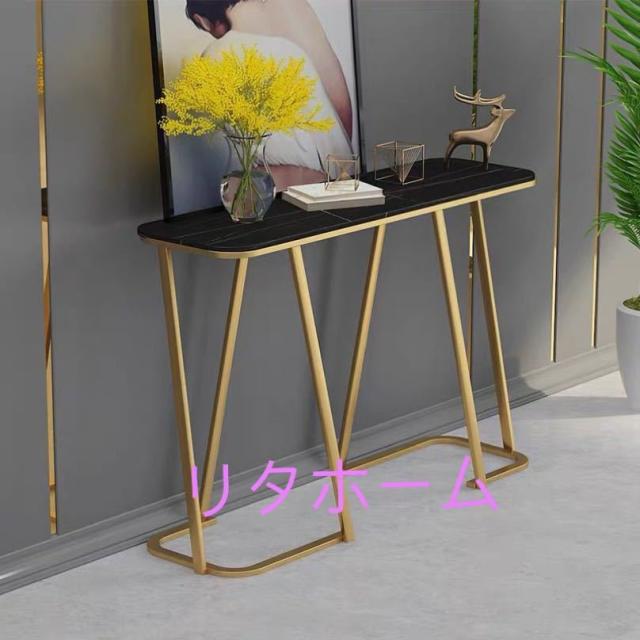 高級サイドテーブル コンソールテーブル 玄関テーブル 花台 電話台