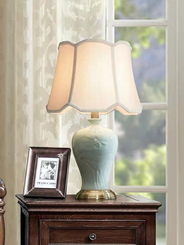 照明スタンドライト テーブルランプ デスクライト 卓上ステンド ．陶器