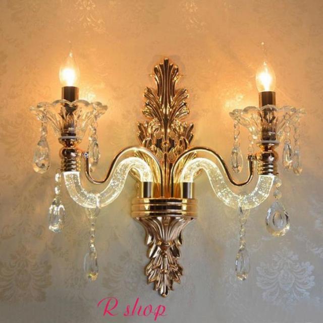 高級水晶壁掛け照明 ブラケットライト 壁掛け灯 玄関照明 間接照明  