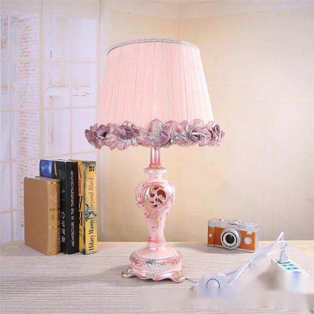 照明スタンドライト テーブルランプ デスクライト姫系雑貨 ．花柄