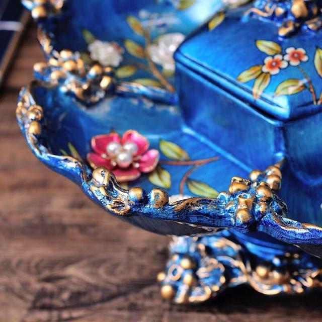 高級果物皿　盛り皿 お菓子皿、フルーツプレート 花柄豪華〜果物カゴ お菓子鉢 高級果物皿 盛り皿 フルーツプレート、花柄豪華～果物カゴ お菓子鉢