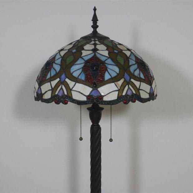 ステンドグラスフロアライト ．間接照明 フロアスタンド 照明器具豪華