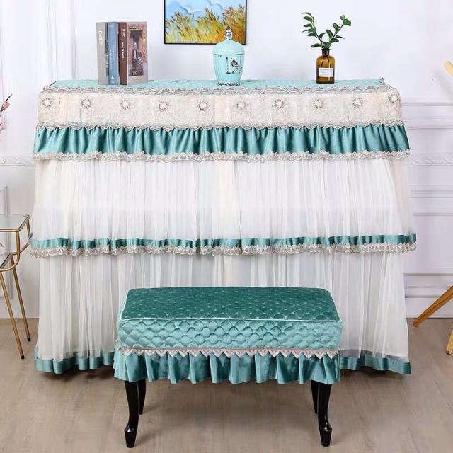 高級ピアノカバー ピアノイスカバー 2点セット