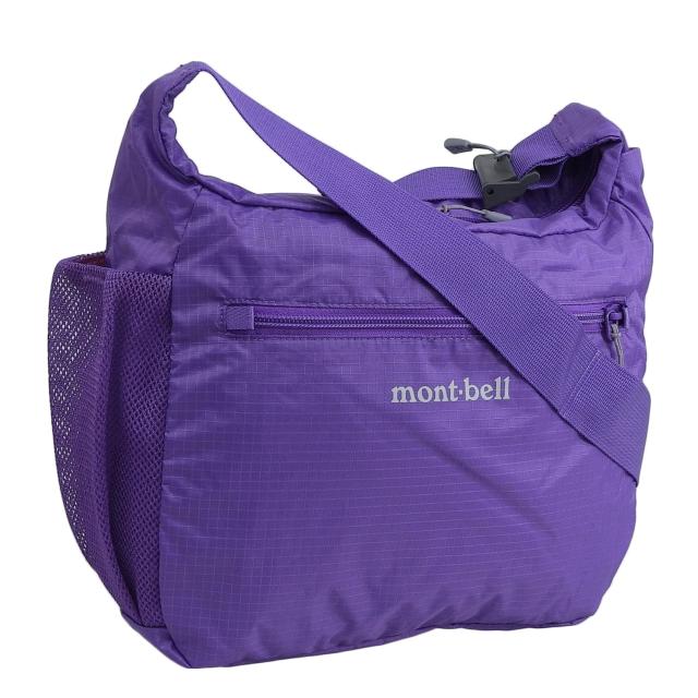 モンベル バッグ メンズ レディース ナイロン ショルダーバッグ パープル ポケッタブル ライトショルダー S 1123969PU mont-bell