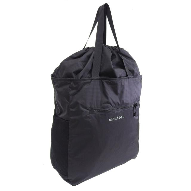 モンベル バッグ メンズ レディース トートバッグ ナイロン ブラック ポケッタブル ライトトート M 1123973BK mont-bell A4対応