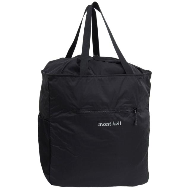 モンベル バッグ メンズ レディース トートバッグ ブラック 28L ナイロン ポケッタブル ライトトート L 1123974BK mont-bell A4対応