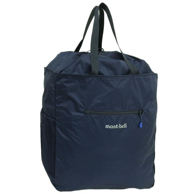 モンベル バッグ メンズ レディース トートバッグ 28L ナイロン ネイビー ポケッタブル ライトトート L 1123974NV mont-bell A4対応