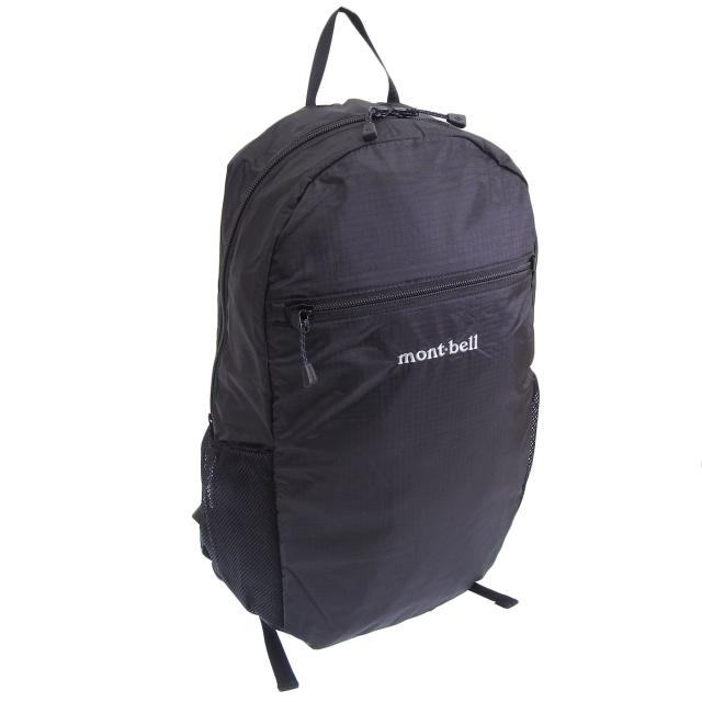 モンベル バッグ メンズ レディース リュック リュックサック バックパック 15L ナイロン ブラック ポケッタブル ライトパック 15 1133470BK mont-bell A4対応