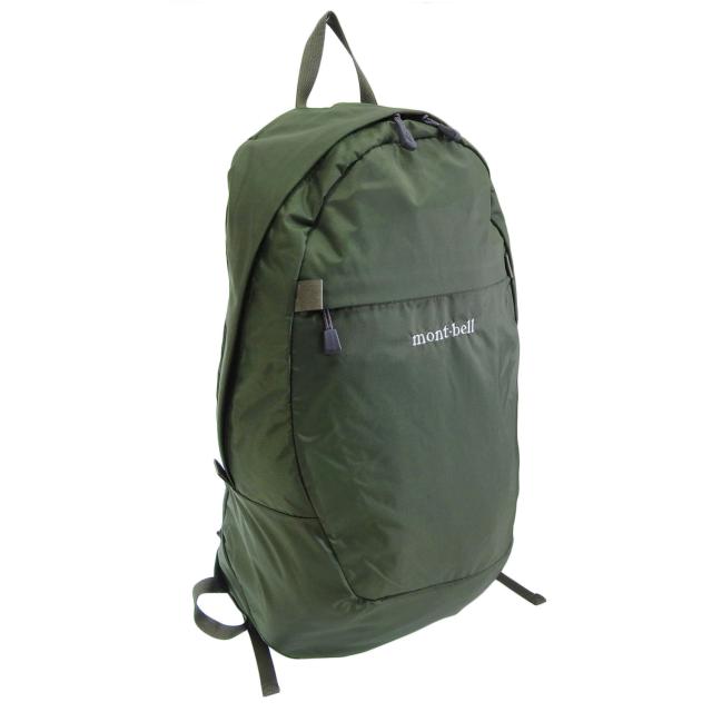 モンベル バッグ メンズ レディース リュック リュックサック バックパック ナイロン カーキ ポケッタブル デイパック 20 1133473KH mont-bell A4対応