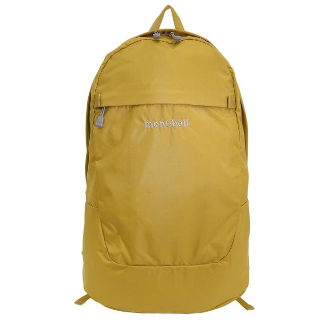 モンベル バッグ メンズ レディース リュックサック イエロー ポケッタブル デイパック 20 1133473YL mont-bell A4対応