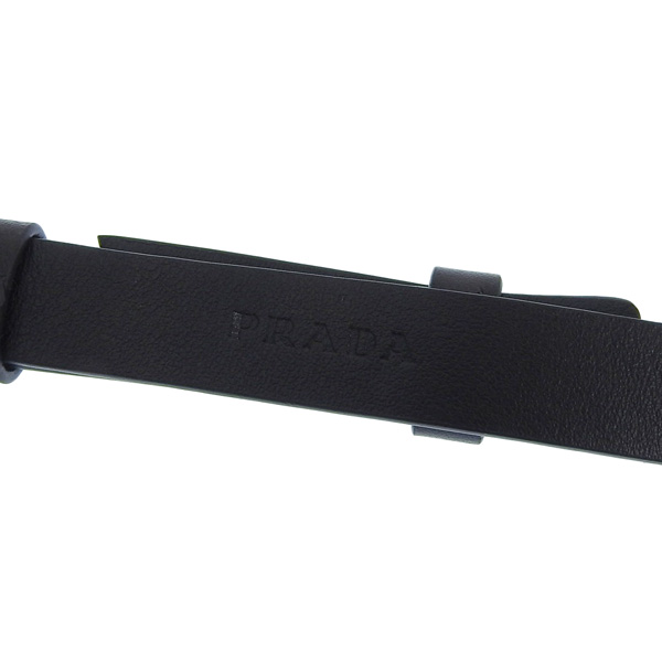 プラダ 小物 メンズ レディース キーホルダー アウトレット ブラック PORTACHIAVI PELLE 1PP116 CITY SPORT NERO1 PRADA 母の日　土日祝も毎日発送します_5