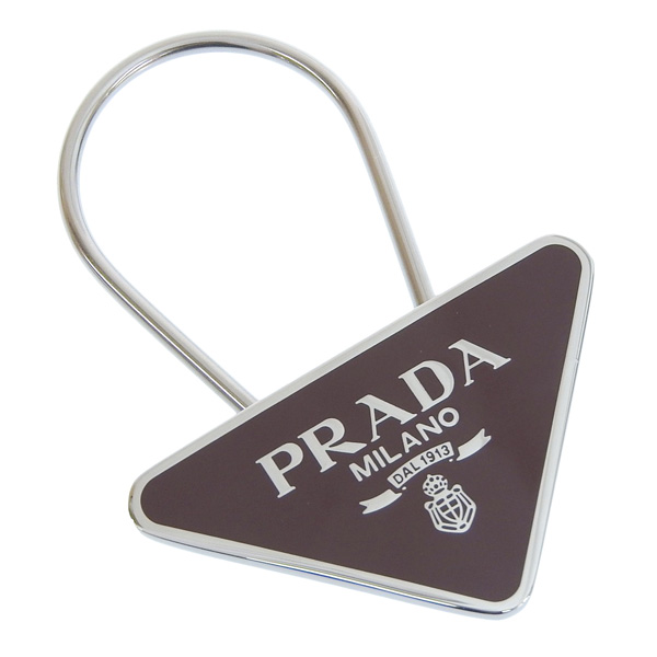 プラダ 小物 レディース キーリング アウトレット ルビーレッド PORTACHIAVI SMALTO 2PS395 ACCIAIO+SMALTO RUBINO PRADA 母の日　土日祝も毎日発送しますの通販は
