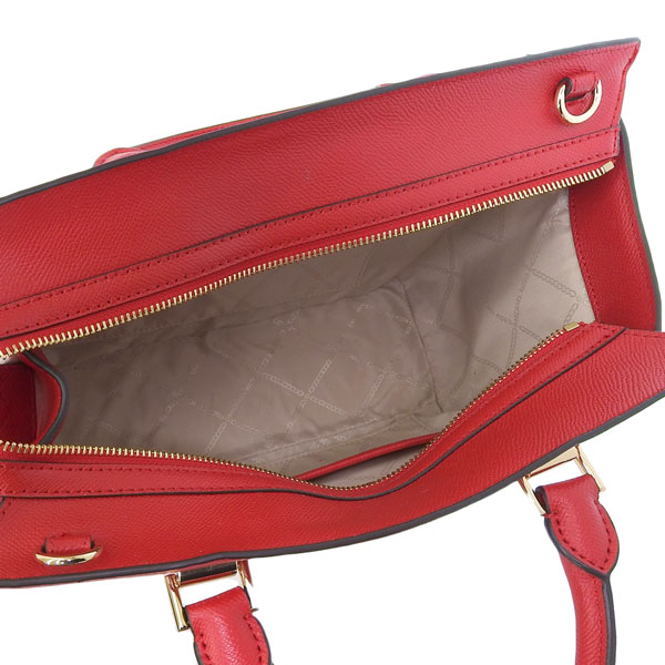 マイケルコース バッグ レディース ショルダーバッグ 2WAY ハンドバッグ レザー レッド SYLVIA MD TZ SATCHEL 30S9GYLS2L-683 MICHAEL KORS_4