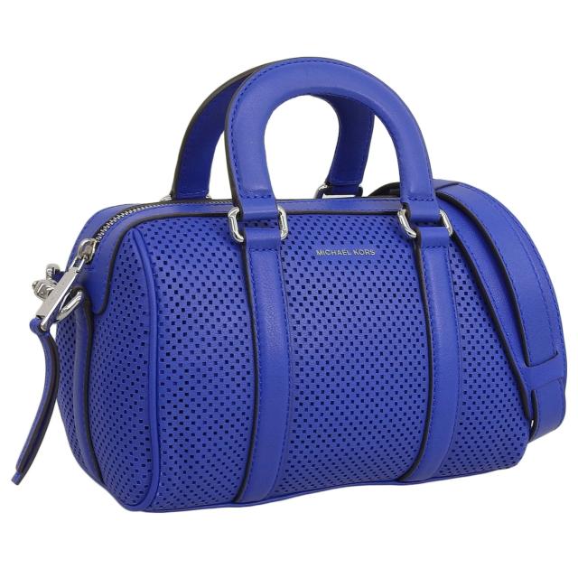 マイケルコース バッグ レディース 2WAY ショルダーバッグ ハンドバッグ レザー ブルー LIBBY SM  SATCHEL 30T6SL4S1L-446 MICHAEL KORS