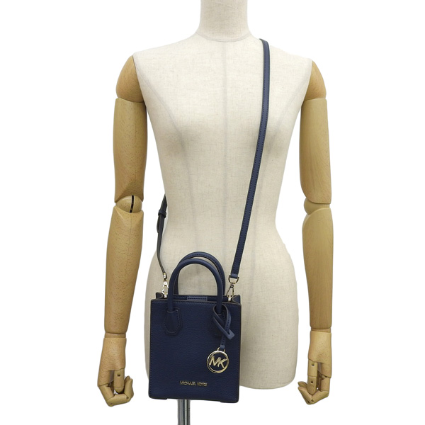 マイケルコース バッグ レディース 2WAY ショルダーバッグ アウトレット レザー ネイビー マーサー MERCER XS NS SHOPPER XBODY 35S1GM9T0L-NAVY MICHAEL KORS 母の日　土日祝も毎日発送します_5
