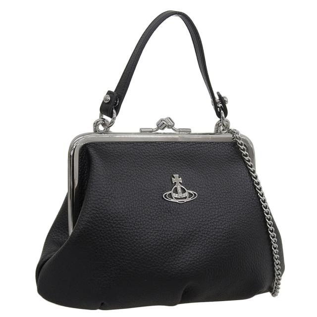 ヴィヴィアンウエストウッド バッグ レディース ショルダーバッグ ブラック GRANNY FRAME PURSE 4B010006WS000DN403 VIVIENNE WESTWOOD