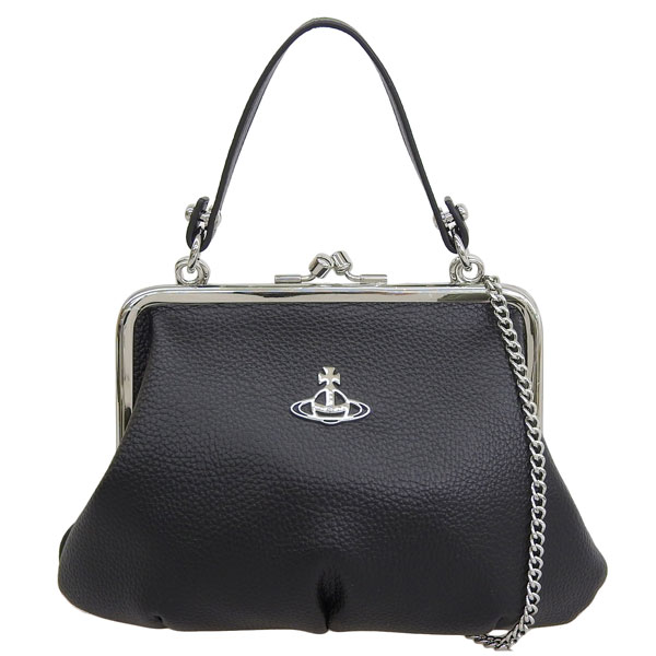 ヴィヴィアンウエストウッド バッグ レディース ショルダーバッグ ブラック GRANNY FRAME PURSE 4B010006WS000DN403 VIVIENNE WESTWOOD_1