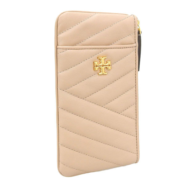 トリーバーチ TORY BURCH KIRA CHEVRON PHONE WALLET 長財布 財布 レザー デヴォンサンド ベージュ系 レディース 75602-288 レディース 女性 プレゼント ブランド ギフト 新生活 　一粒万倍日 母の日　土日祝も毎日発送します