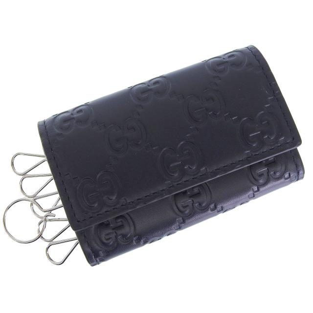 GUCCI グッチ キーケース ネイビー