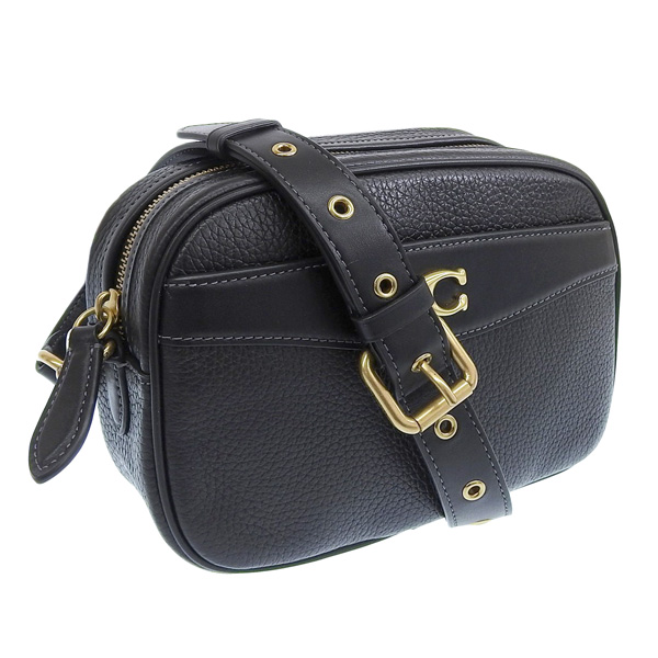 コーチ バッグ レディース ハンドバッグ アウトレット ブラック SFT PEB LTR CAM BAG CC386B4BK COACH 母の日　土日祝も毎日発送しますの通販は