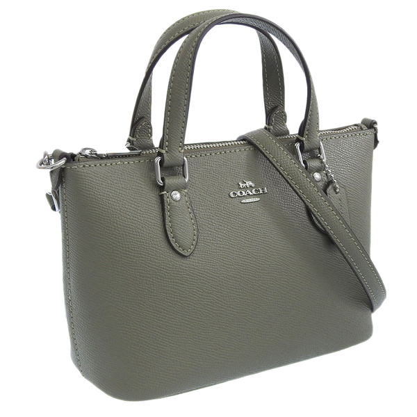 コーチ バッグ レディース 2WAY ハンドバッグ アウトレット レザー グリーン XGRN MINI GALLERY XBODY CH198SVDSG COACH