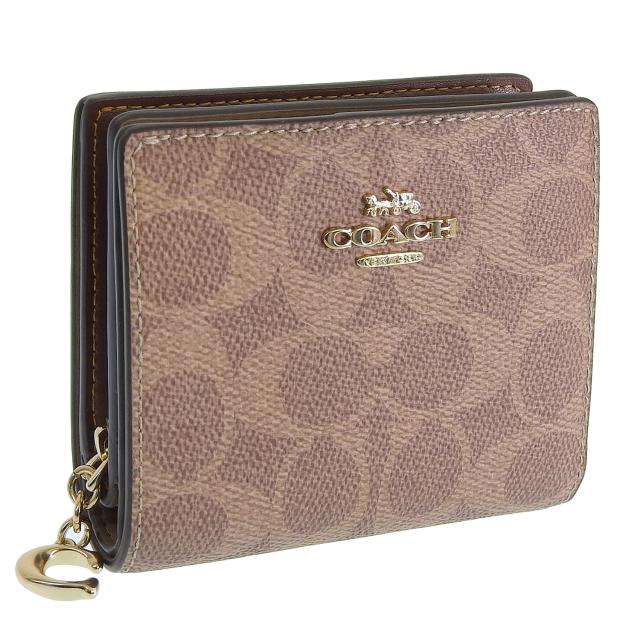 COACHスナップ カード ウォレット・シグネチャー キャンバス 公式
