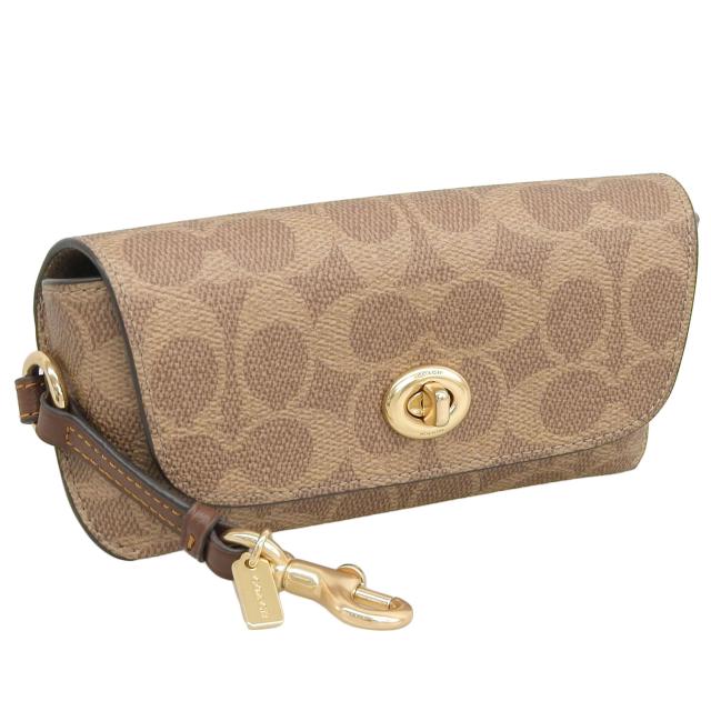 コーチ サングラスケース メンズ レディース 革小物 ブラウン シグネチャー キャンバス CZ207IMXHE COACHの通販は 8,614円