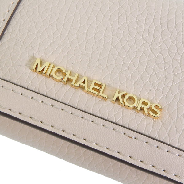 マイケルコース 財布 レディース 三つ折り財布 アウトレット バニラ