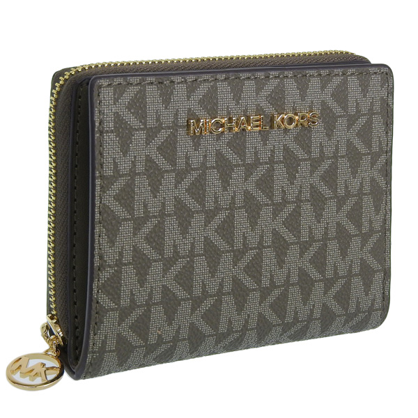 マイケルコース 財布 レディース 三つ折り財布 アウトレット オリーブ JET SET TRAVEL D35H3GTVF6B-OLIVE MICHAEL KORS