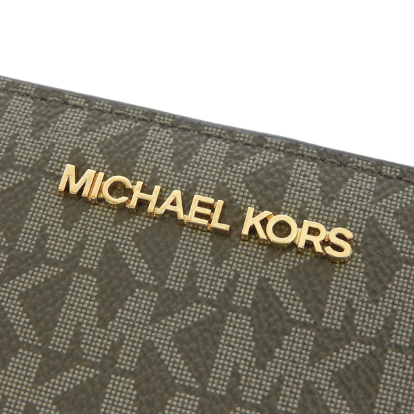 マイケルコース 財布 レディース 三つ折り財布 アウトレット オリーブ JET SET TRAVEL D35H3GTVF6B-OLIVE MICHAEL KORS_5