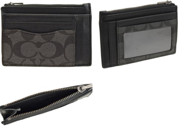 コーチ Coach ショップ袋付き パスケース 定期入れ コインケース 小銭入れ カードケース メンズ 男性 レディース 女性 シグネチャー アの通販はau Pay マーケット Riverall リヴェラール