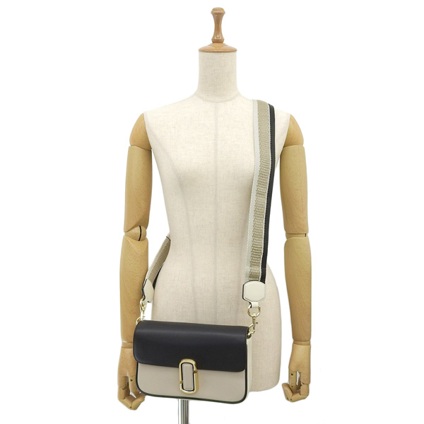 マークジェイコブス 2WAY ショルダーバッグ レディース レザー GREIGE