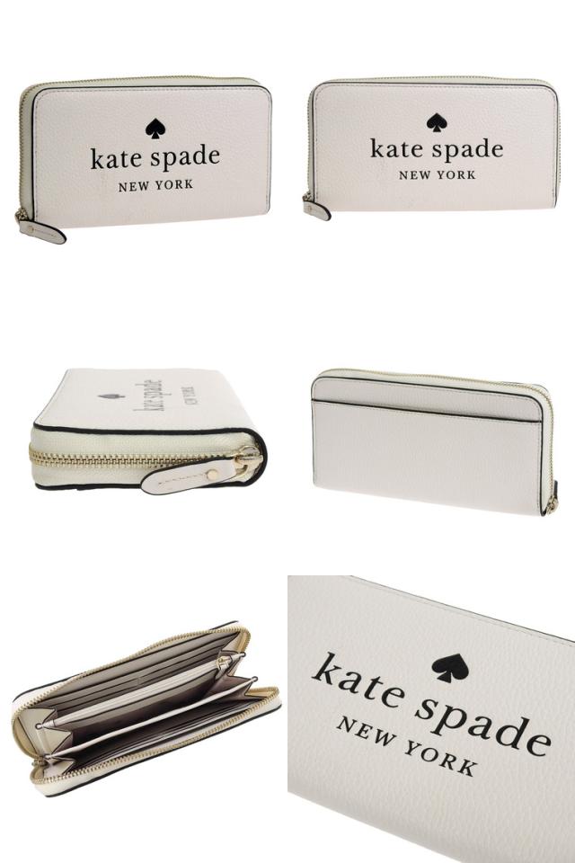 ケイトスペード KATE SPADE ラウンドファスナー長財布 バイカラー