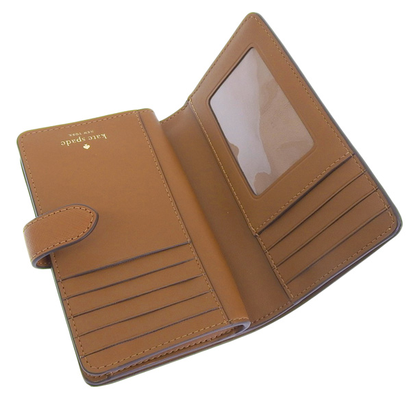 ケイトスペード 財布 レディース 二つ折り財布 アウトレット レザー