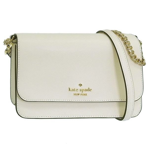 ケイトスペード バッグ レディース 2WAY ショルダーバッグ アウトレット レザー ホワイト マディソン スモール スラップ クロスボディ madison sm flp cbdy KC586-100 KATE SPADE