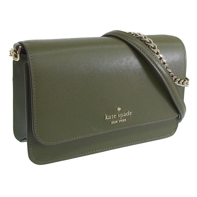 ケイトスペード バッグ レディース 2WAY ショルダーバッグ アウトレット サフィアーノレザー グリーン マディソン スモール フラップ クロスボディ madison sm flap cbdy KC586-305 KATE SPADE