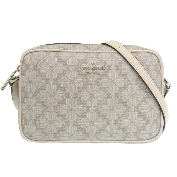 ケイトスペード バッグ レディース ショルダーバッグ アウトレット ベージュマルチ スペード フラワー コーテッド キャンバス ミニ カメラバッグ SPADE FLOWER KG489-250 KATE SPADE 母の日　土日祝も毎日発送します ケイトスペード バッグ レディース ショルダーバッグ アウトレット