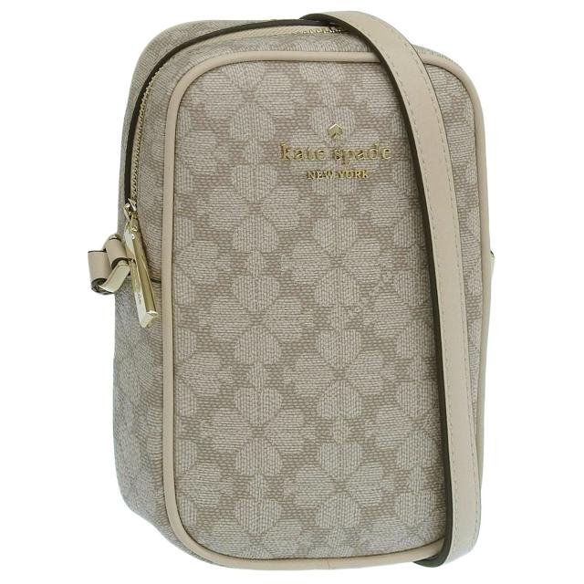 ケイトスペード バッグ レディース ショルダーバッグ アウトレット ベージュマルチ スペードフラワー ノースサウス ジップフォンクロスボディ spade flower KG490-250 KATE SPADE