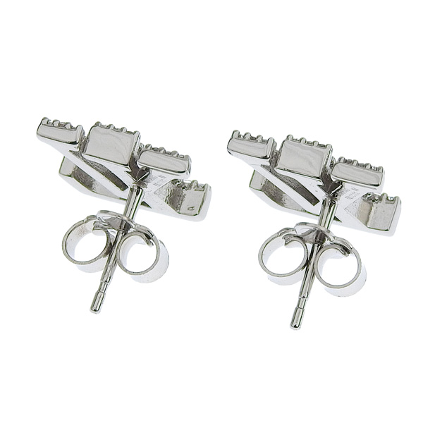 ルイヴィトン アクセサリー レディース ピアス シルバー ピアス・LV アイコニック ストラス M00608 LOUIS VUITTON_2
