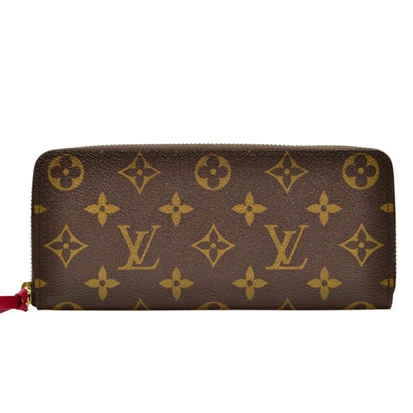 ルイヴィトン 財布 LOUIS VUITTON ショップ袋付き ルイ・ヴィトン 財布 ポルトフォイユ・クレマンス モノグラム ラウンドファスナー 長財布 m60742 レディース 女性 プレゼント ブランド 新生活　一粒万倍日